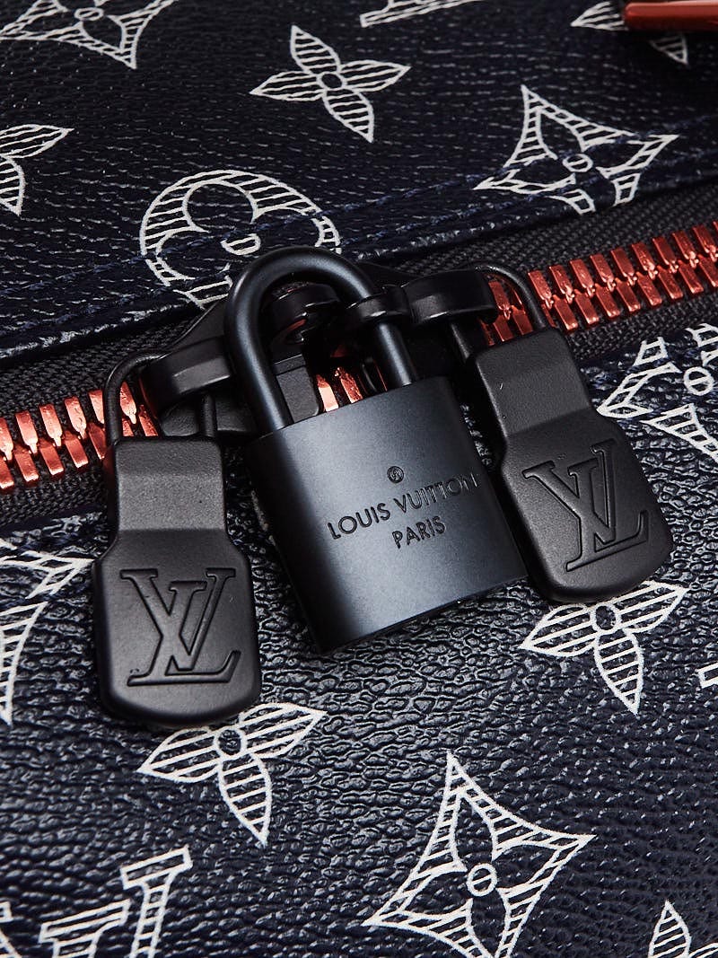 Louis Vuitton Keepall Bandouliere Monogram Upside Down Ink 50 Navy