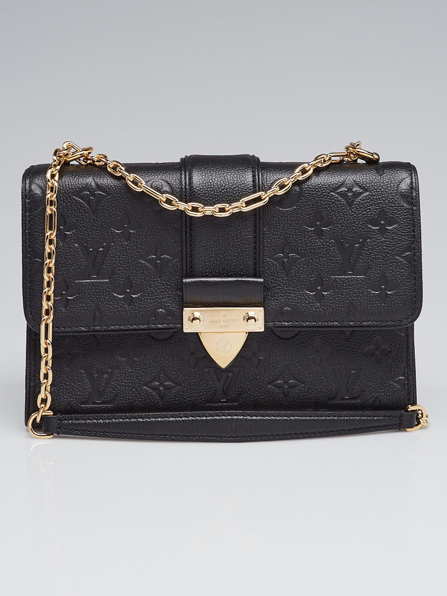 Louis Vuitton Black Monogram Empreinte Leather Saint Sulpice PM Bag Louis  Vuitton