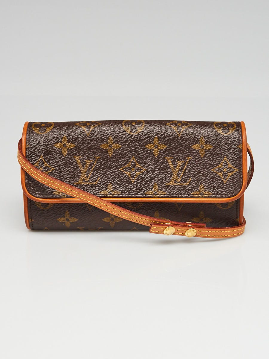 LOUIS VUITTON Pochette Twin PM Used Shoulder Bag Monogram Leather