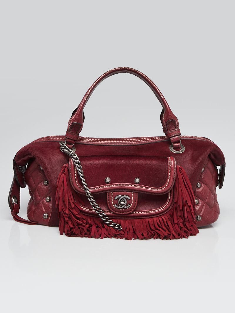 Chanel Paris-Dallas Into the Fringe Brown/Gold leather Handbag