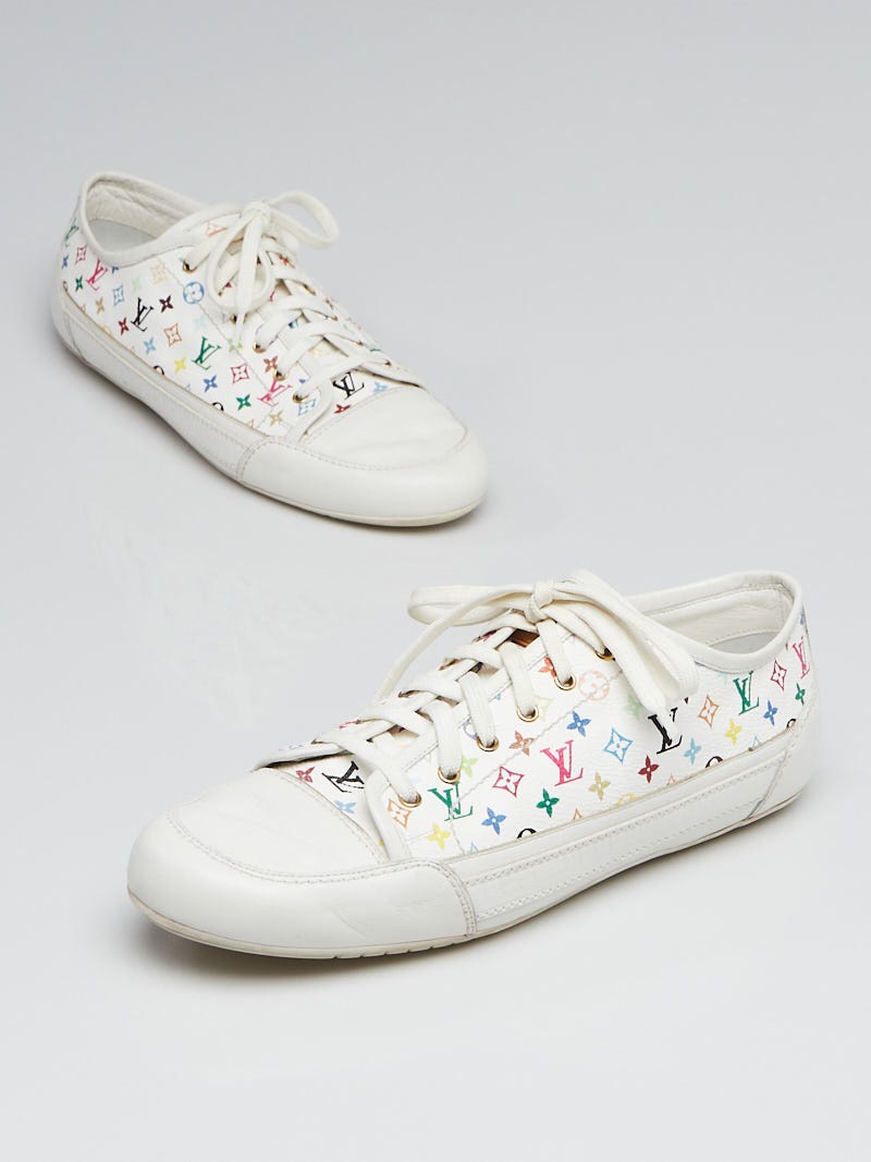 Louis Vuitton White Capucine Monogram Canvas Multicolore Sneakers