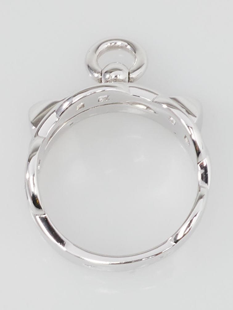 【エルメス】Prix de Diane Hermes 2006 入場券セット HERMÈS Collier De Chien Bracelet in Capucine Swift Leather