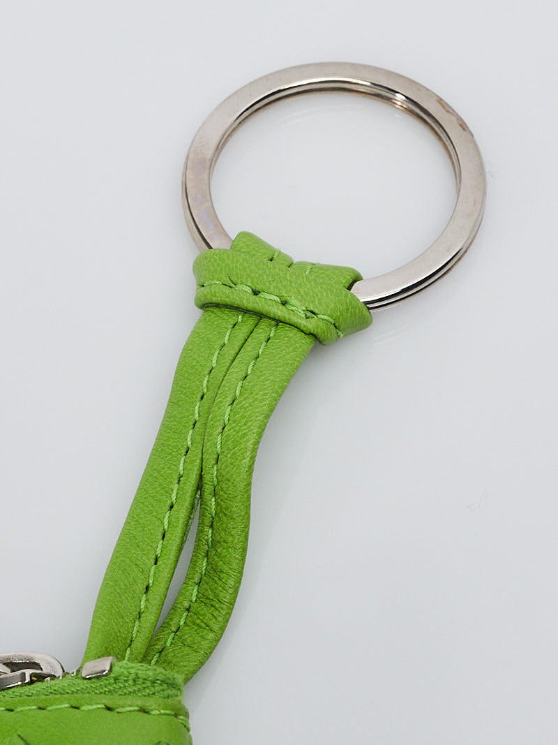 Bottega Veneta Green Intrecciato Woven Nappa Leather Small