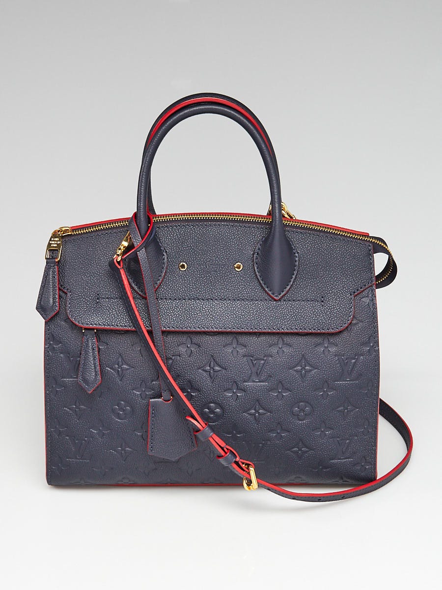 Louis Vuitton Marine Rouge Monogram Empreinte Leather Pont Neuf MM Bag |  Yoogi's Closet