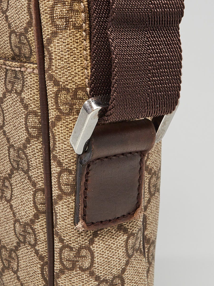 Gucci Beige/Ebony GG Coated Canvas Small Crossbody Bag Gucci Beige/Ebony GG Coated Canvas Small Crossbody Bag