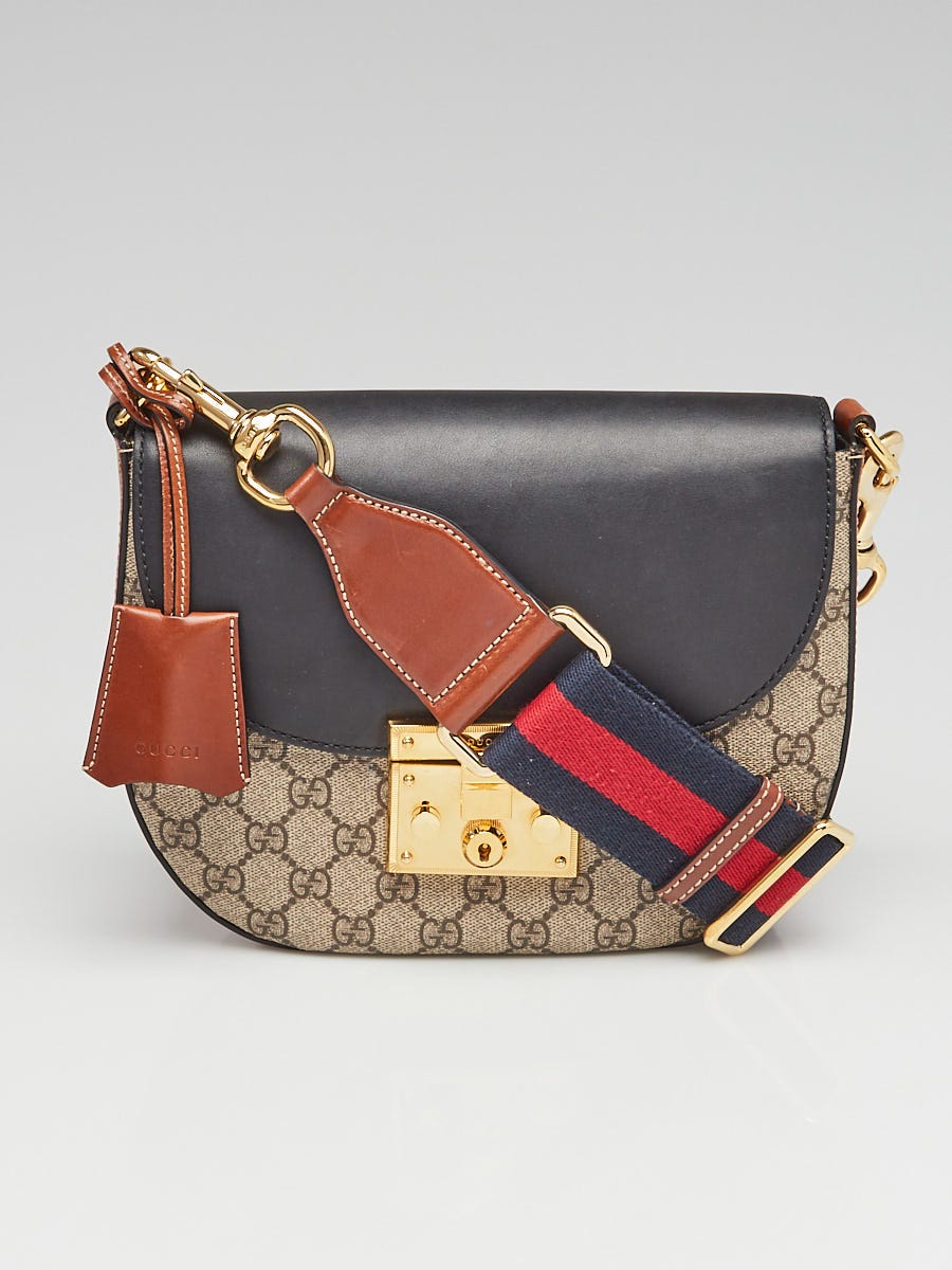 【新品、本物、当店在庫だから安心】 Supreme GG Beige Gucci Coated bag Crossbody Padlock Canvas ハンドバッグ