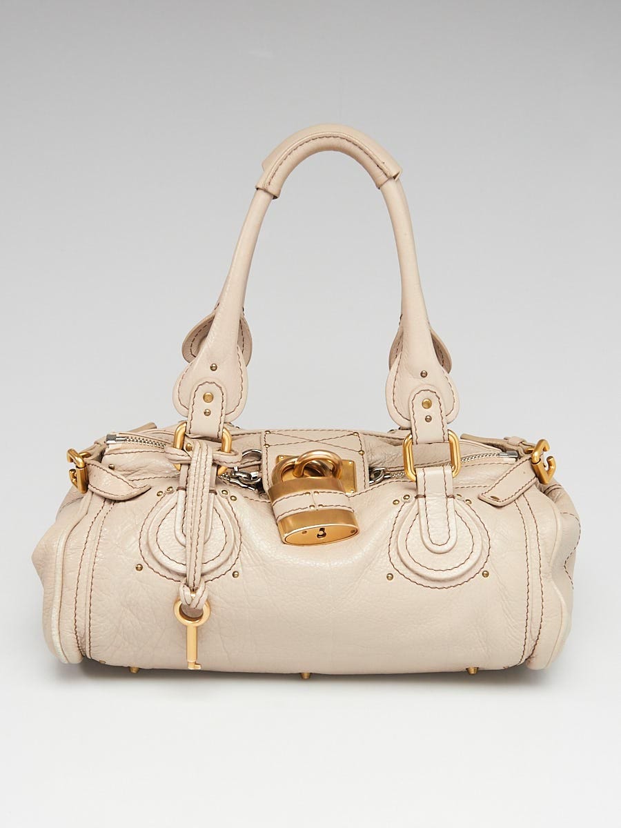Chloe Bone Leather Medium Paddington Satchel Bag | Yoogi's Chloe Bone Leather Medium Paddington Satchel Bag | Yoogi's