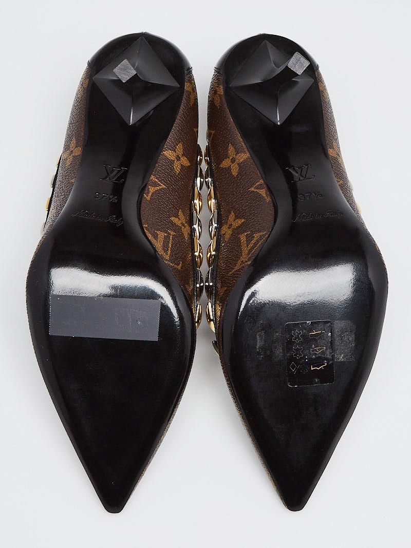 louis vuitton heels with logo price
