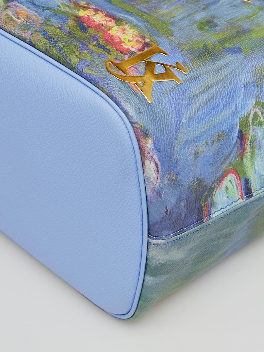 Louis Vuitton Neonoe Handbag Limited Edition Jeff Koons Monet Print Canvas  Auction