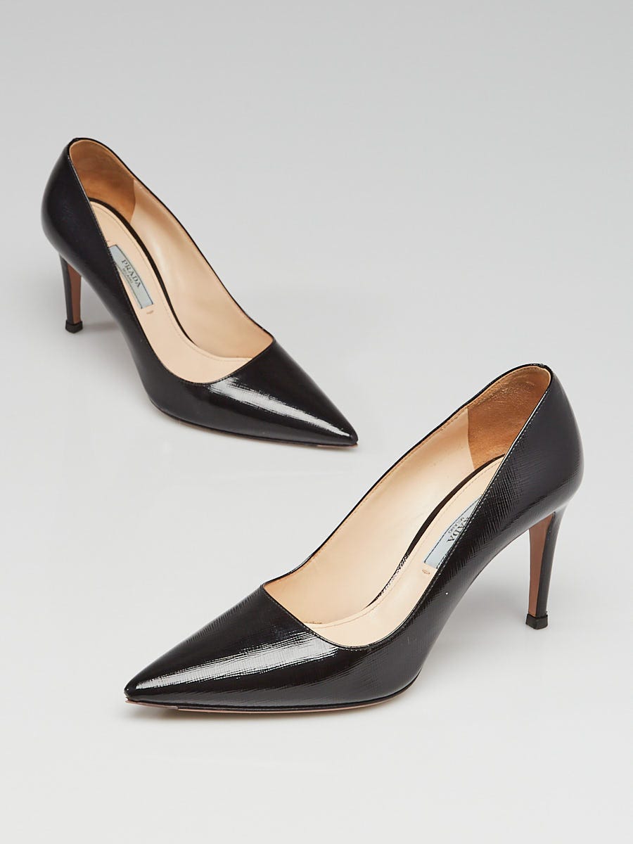 Prada saffiano pumps shop
