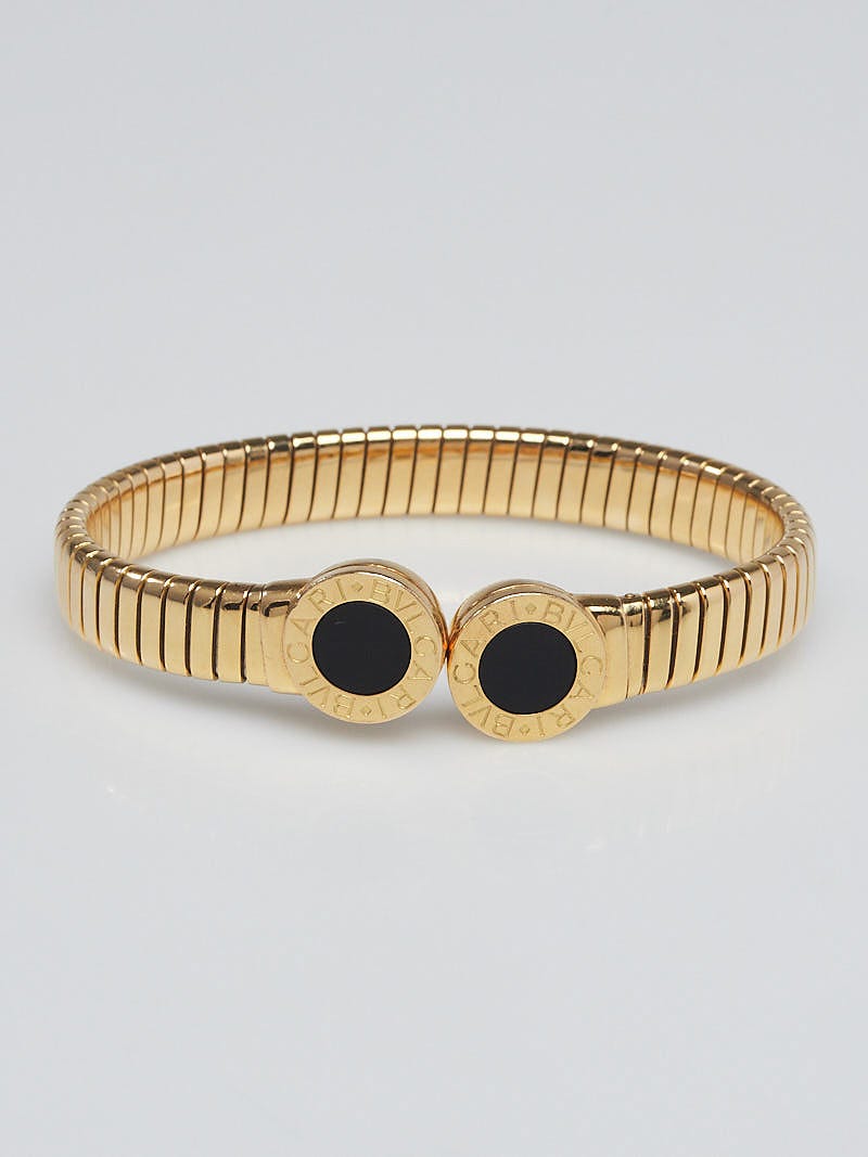 Bvlgari onyx bracelet discount