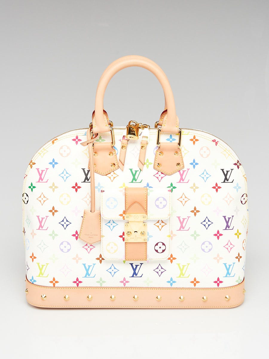 Louis vuitton alma clearance white