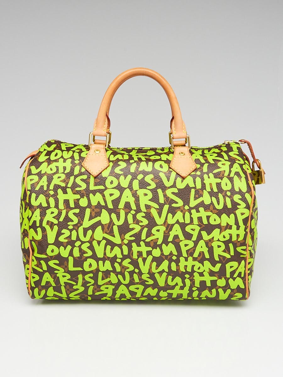 Louis Vuitton Stephen Sprouse Lime Green Graffiti Speedy 30 Louis Vuitton