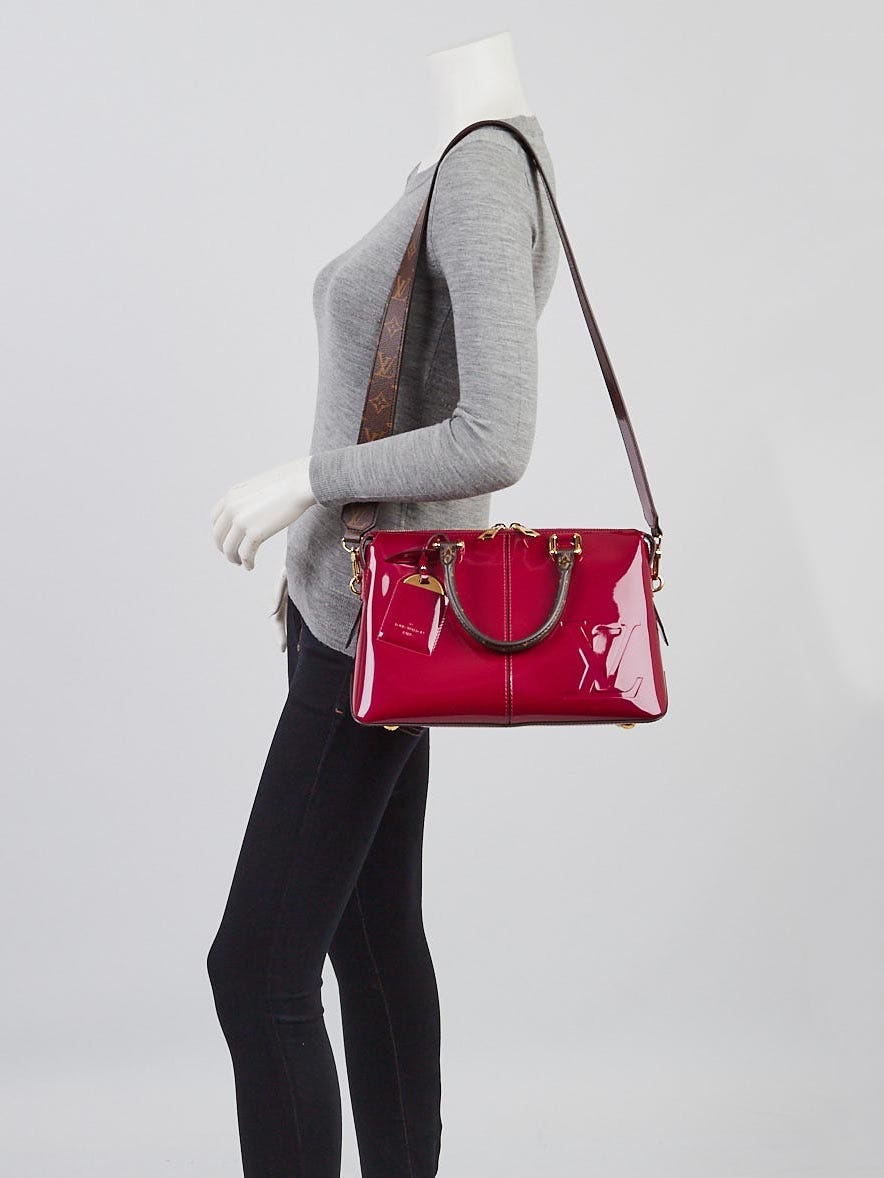 Louis Vuitton Magenta Vernis Miroir Tote Bag - Yoogi's Closet