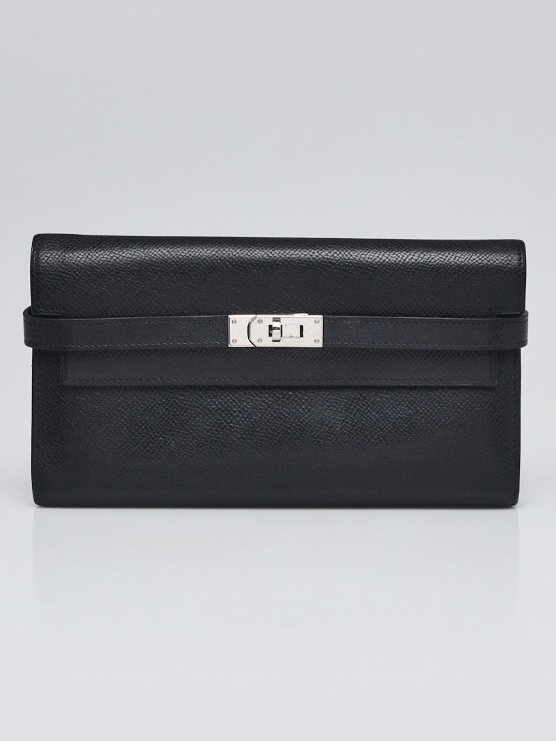 Hermes Kelly to Go in Black Epsom Leather