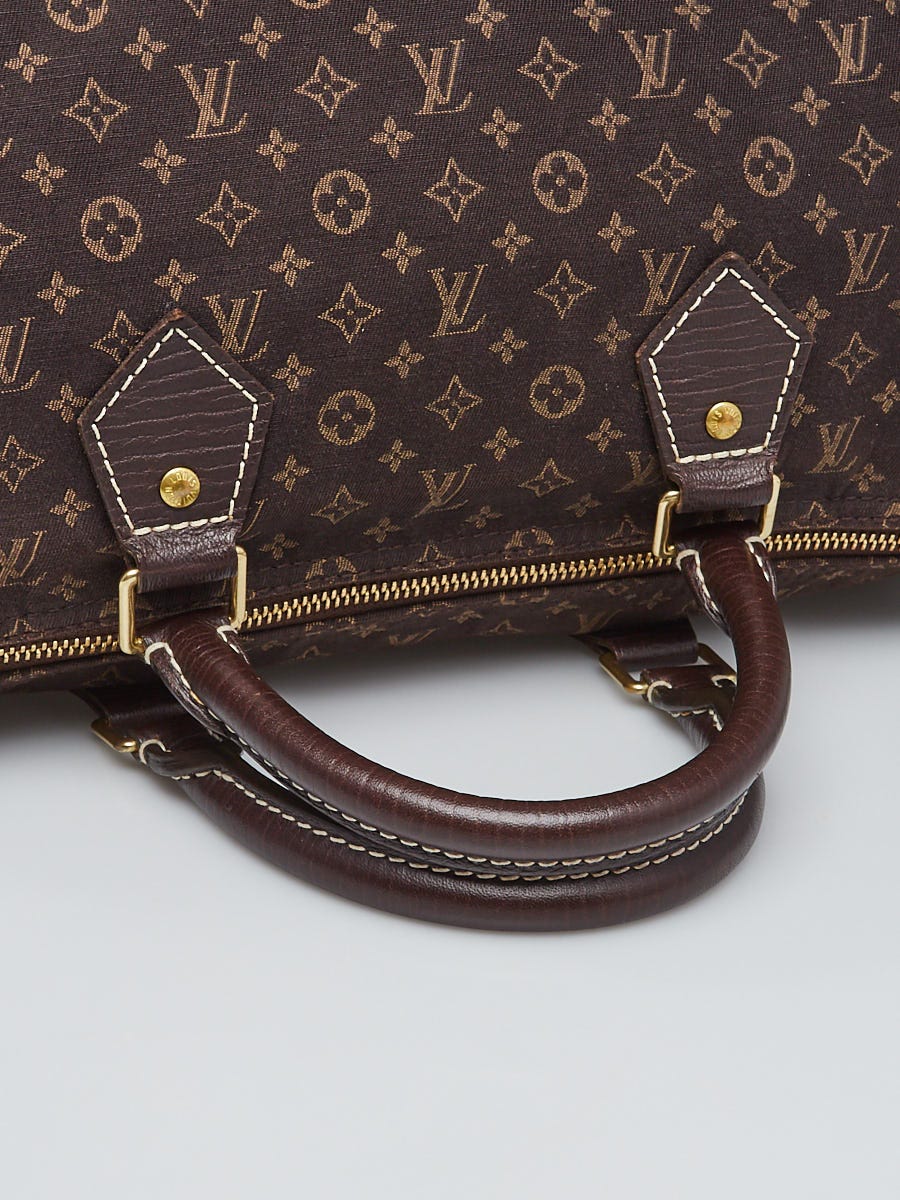 Louis Vuitton Fusain Monogram Idylle Canvas Speedy 30 Bag - Yoogi's Closet