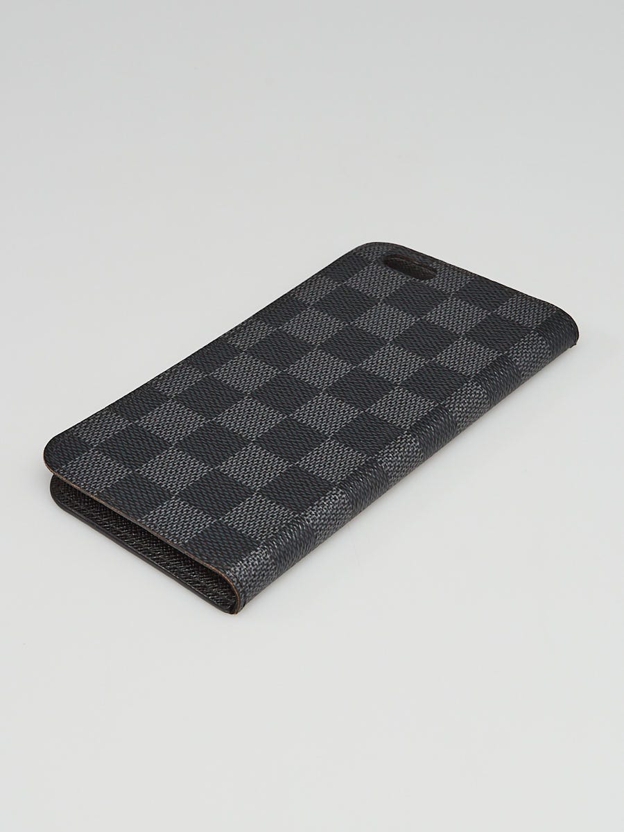 Louis Vuitton Damier Graphite Canvas iPhone 6 Folio Case Louis Vuitton