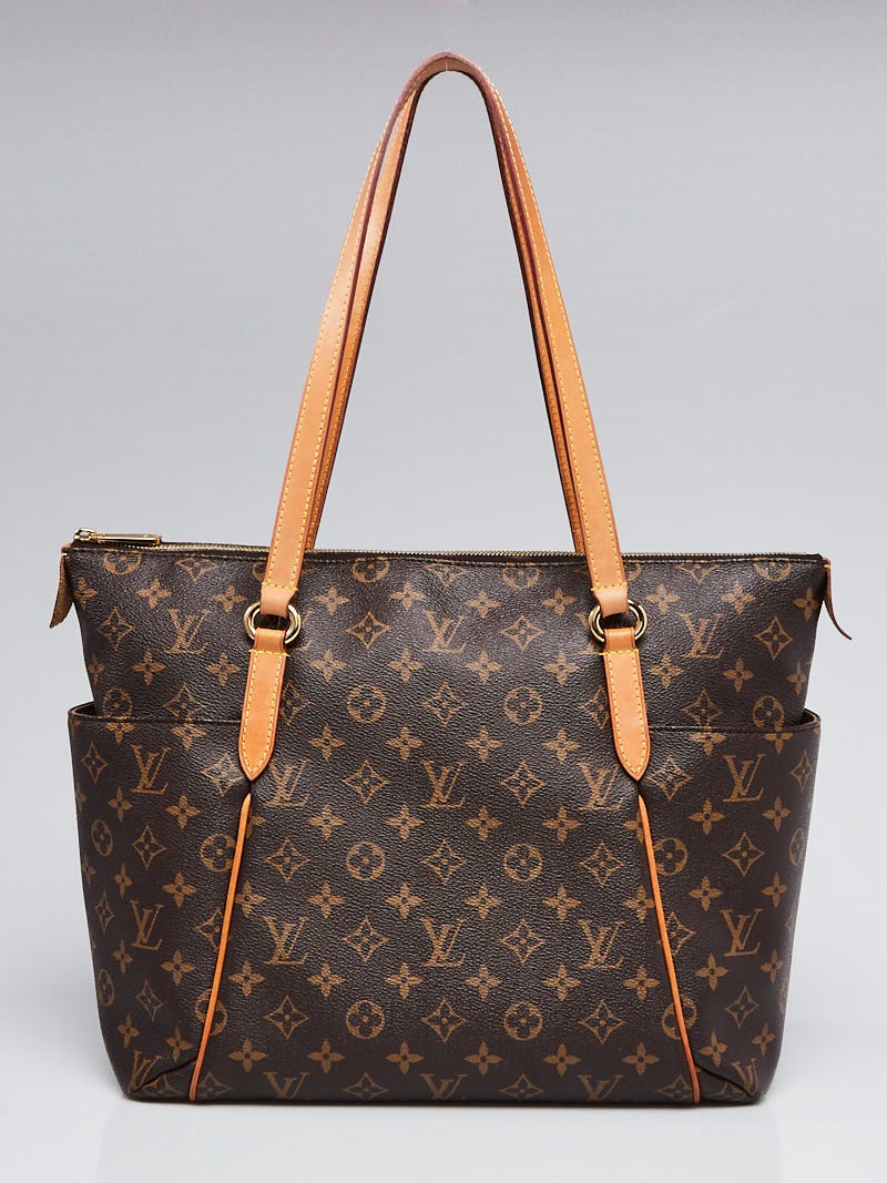 Auth Louis Vuitton Monogram Canvas Totally MM Tote