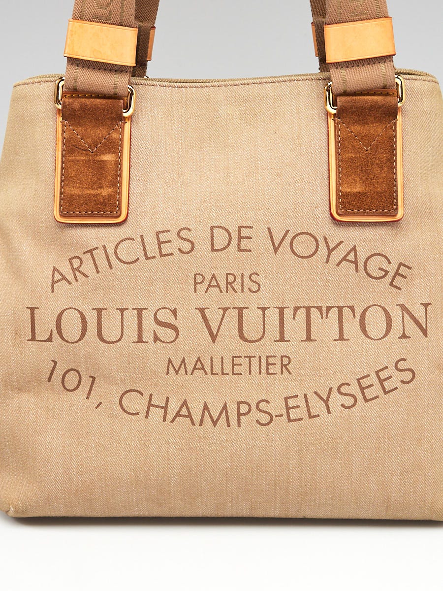 Louis Vuitton Limited Edition Articles de Voyage Cabas Denim XL at 1stDibs