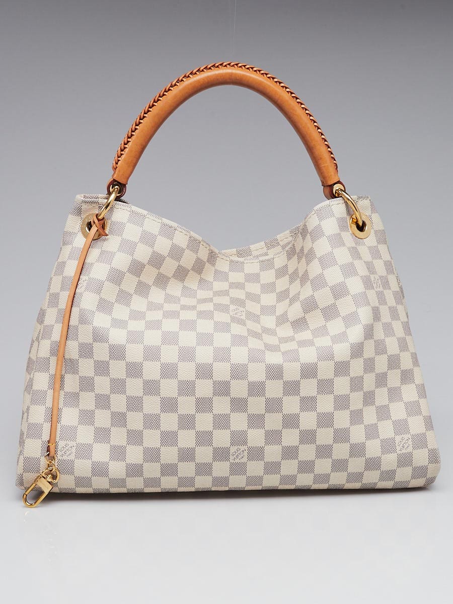 Preloved Louis Vuitton Artsy MM Damier Azur Hobo Bag