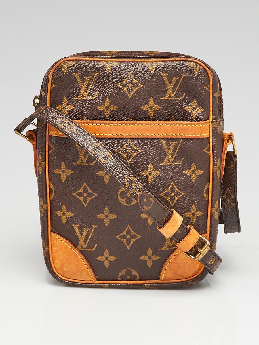Louis Vuitton Danube Monogram Brown Bag In Coated Canvas