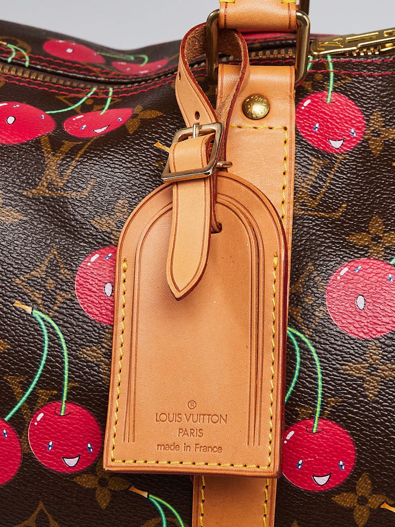 Louis Vuitton Limited Edition Cerise Keepall 45 Travel Bag - Yoogi's Closet
