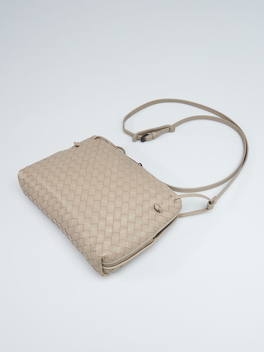 Bottega Veneta Intrecciato Nodini Bag - Grey Crossbody Bags, Handbags -  BOT216979