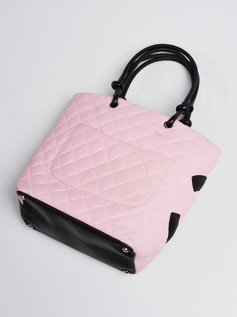 Real Chanel Cambon Italian Pink Leather Shoulder Bag Handbag - clothing &  accessories - by owner - apparel sale 