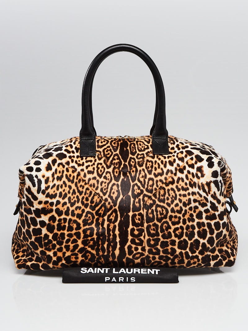 Yves Saint Laurent Calf Hair Fur Shoulder Bag Purse Tote YSL Beautiful