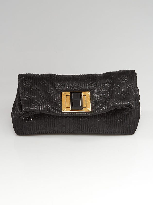 Louis Vuitton Limited Edition Noir Monogram Jacquard Altair Clutch Bag
