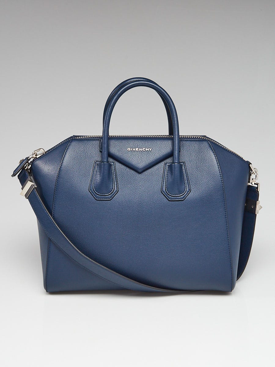 GIVENCHY Sugar Goatskin Medium Antigona Navy 1199337