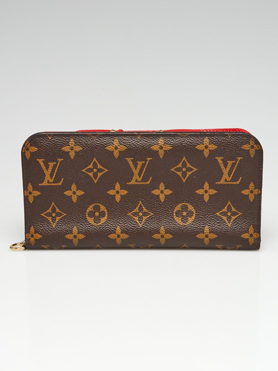 Louis Vuitton Insolite Wallet in Monogram Canvas and Red Interior