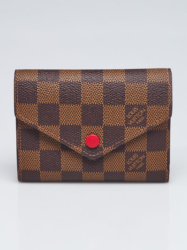 Louis Vuitton Damier Coated Canvas Victorine Wallet