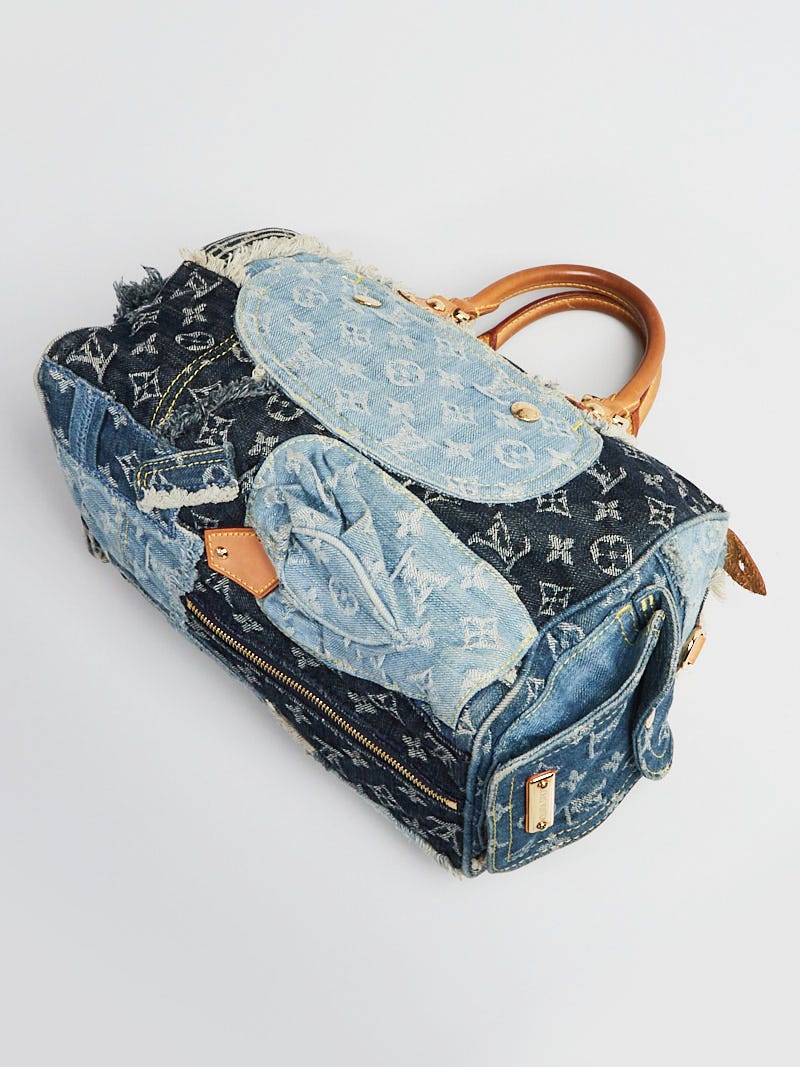 Louis Vuitton 2007 pre-owned Limited Edition Speedy 30 Denim Bag