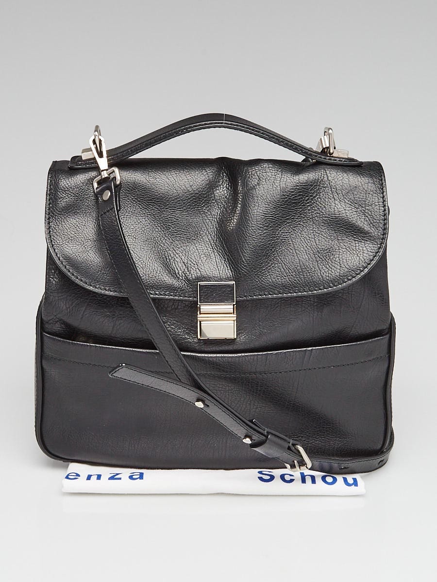 Proenza Schouler Black Leather Kent Bag | Yoogi's Closet