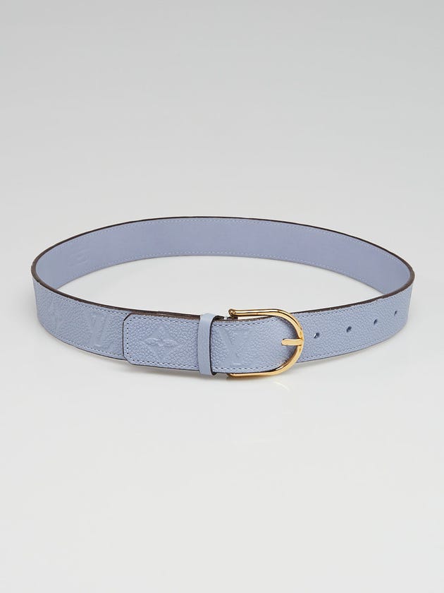 Louis Vuitton Lilas Monogram Empreinte Leather Gracieuse Belt Size 75/30