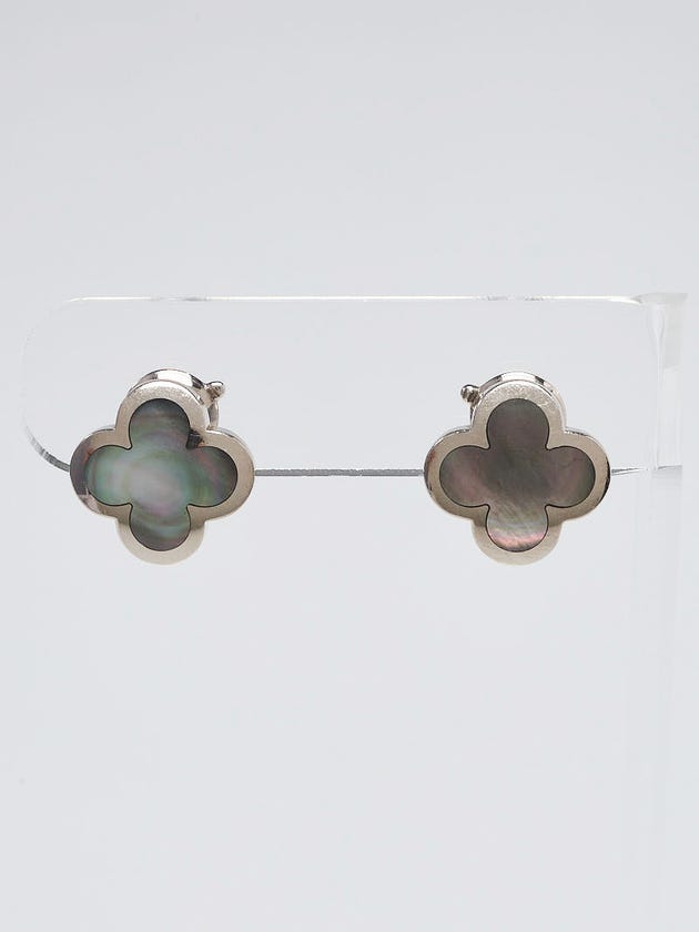 Van Cleef Arpels 18k White Gold and Grey Mother of Pearl Pure