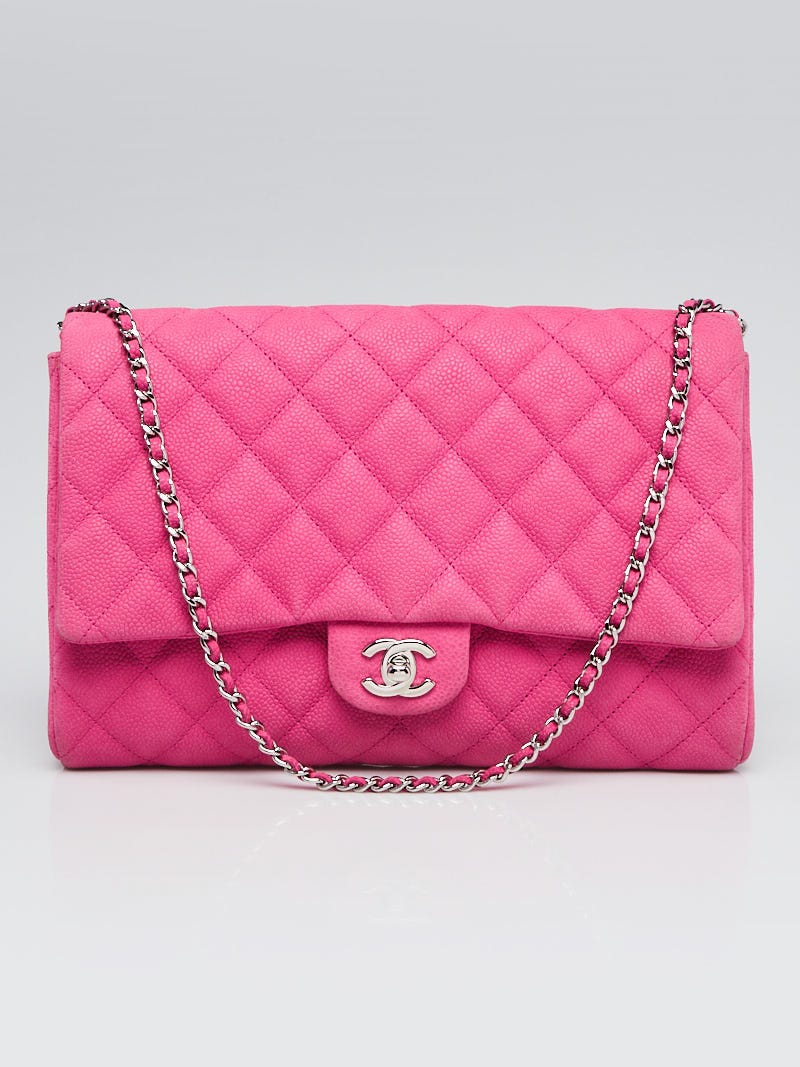 Chanel pink clutch sale