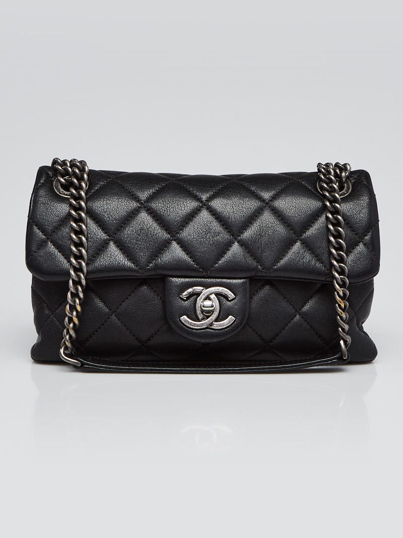 Chanel Classic Bag with Flap, Black/Burgundy