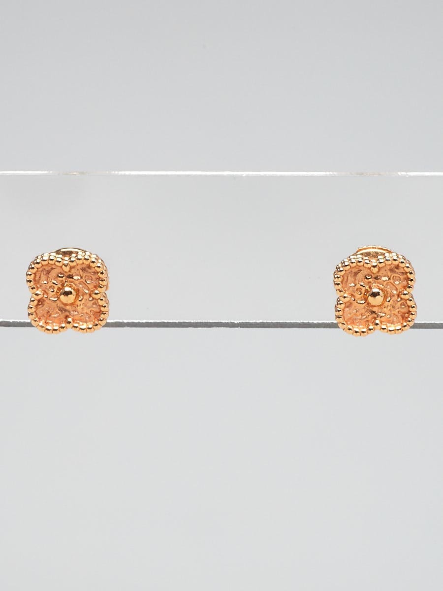 Sweet Alhambra earstuds 18K rose gold - Van Cleef & Arpels
