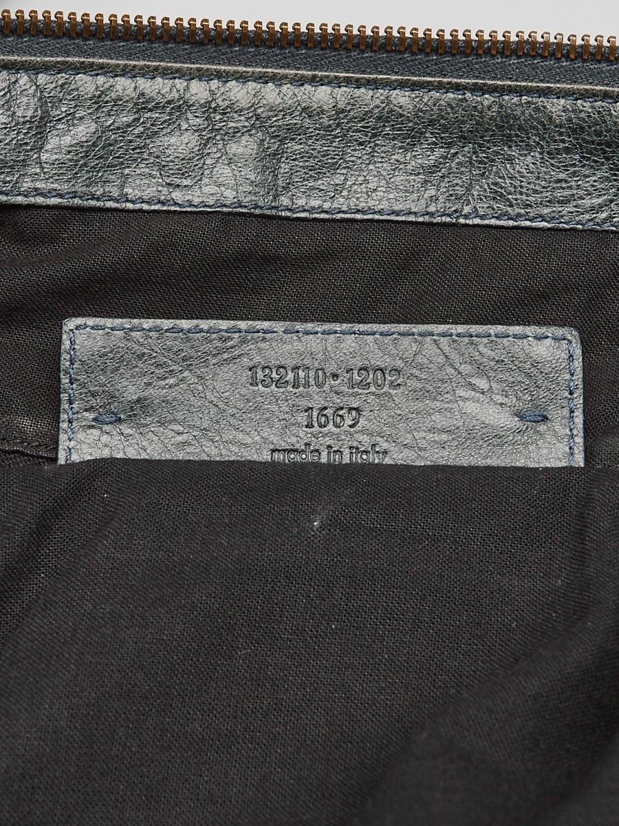 Balenciaga Anthracite Lambskin Leather Work Bag | Yoogi's Closet