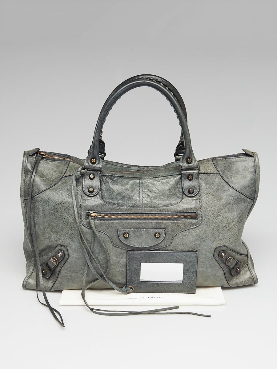 【アーバン×スタイリッシュ】BALENCIAGA バッグ ラグジュアリー BALENCIAGA シティ ハンドバッグ ベージュ マットゴールド