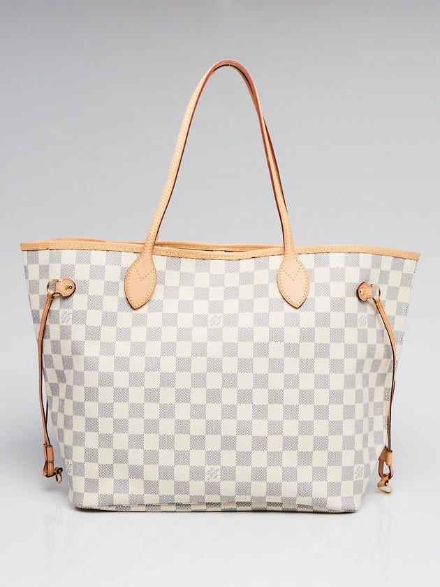 Louis Vuitton Damier Azur Canvas Neverfull MM Bag