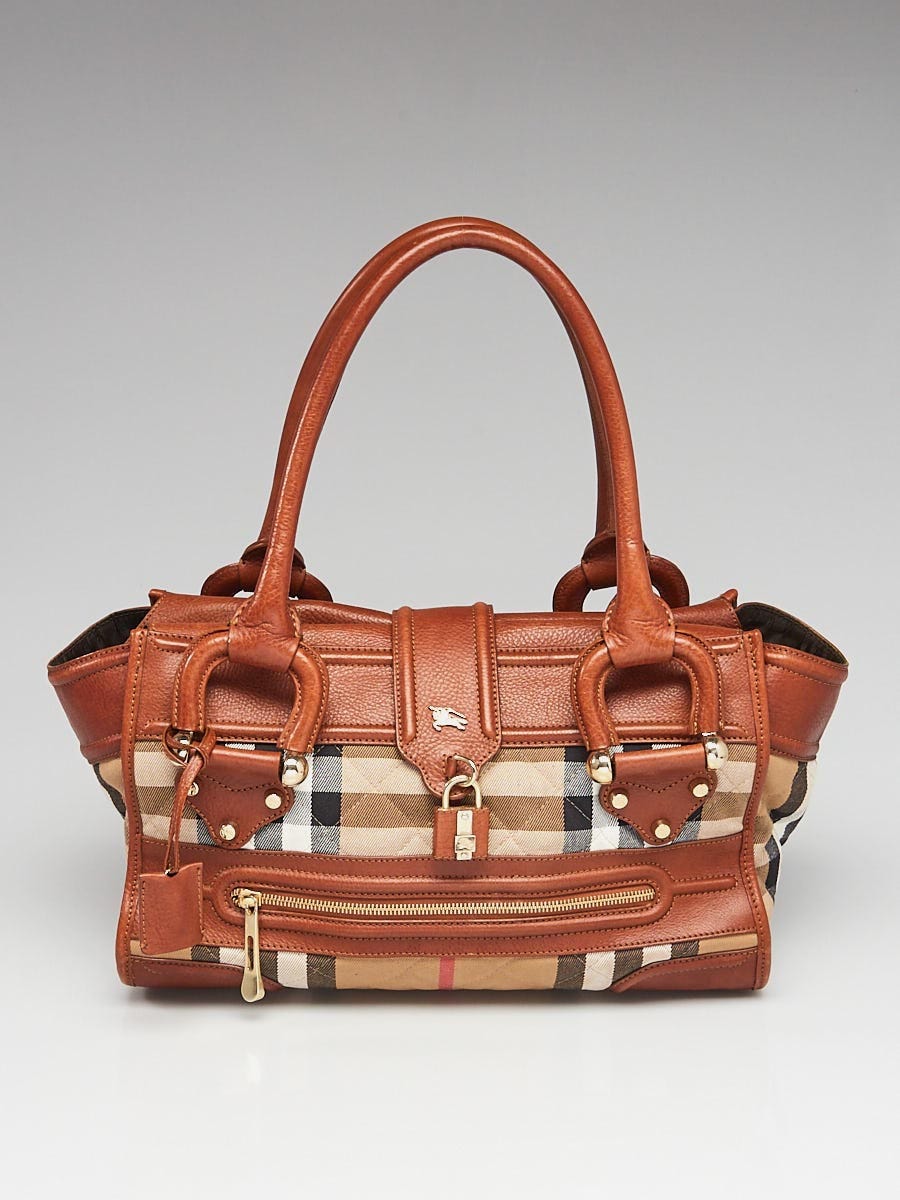 Burberry House Check Quilted Manor Tote