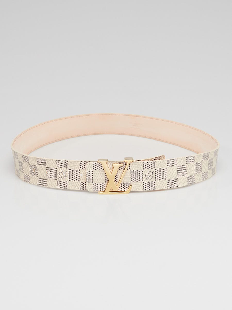 Louis Vuitton Damier Azur LV Initiales Belt Size 90/36 - Yoogi's Closet