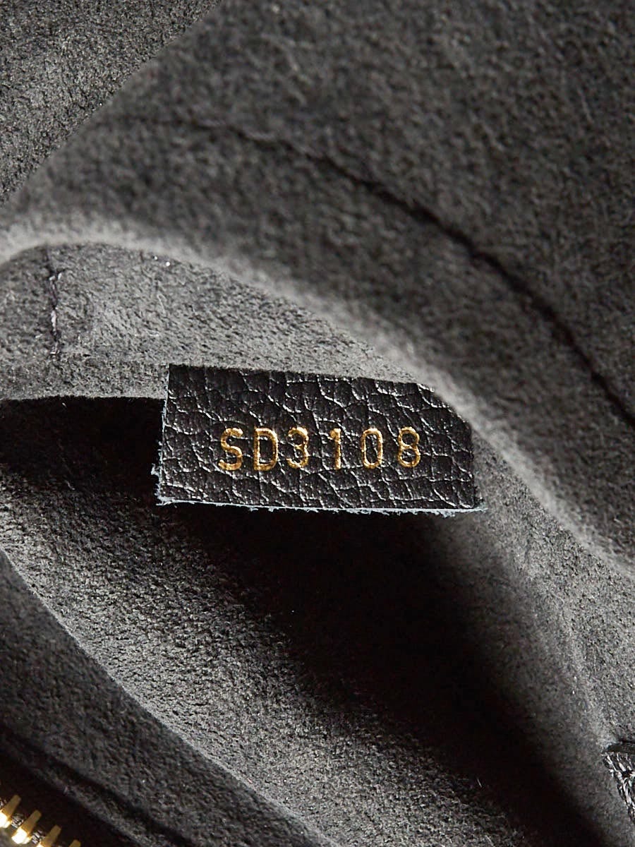 Louis Vuitton Black Monogram Empreinte Surene MM Leather Pony