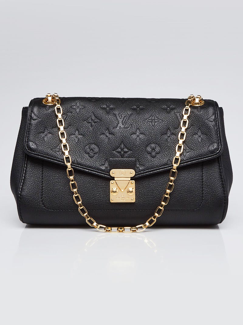 Louis Vuitton Black Monogram Empreinte Leather St Germain PM Bag
