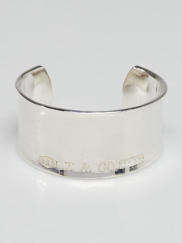 Tiffany & Co. Sterling Silver 1837 Wide Cuff Bracelet