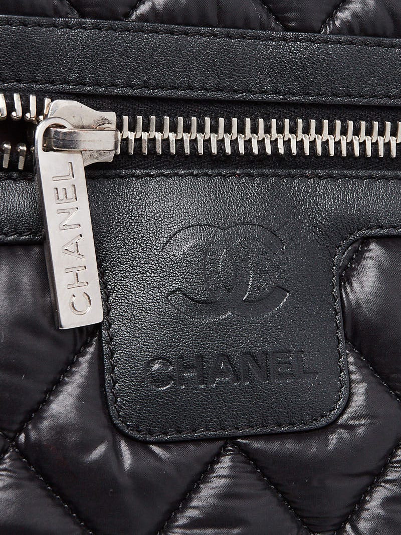 Chanel Black Quilted Nylon Coco Cocoon Small Messenger Bag
