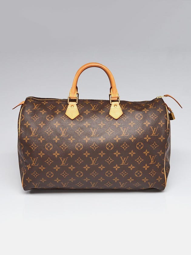 Louis Vuitton Monogram Canvas Speedy 40 Bag
